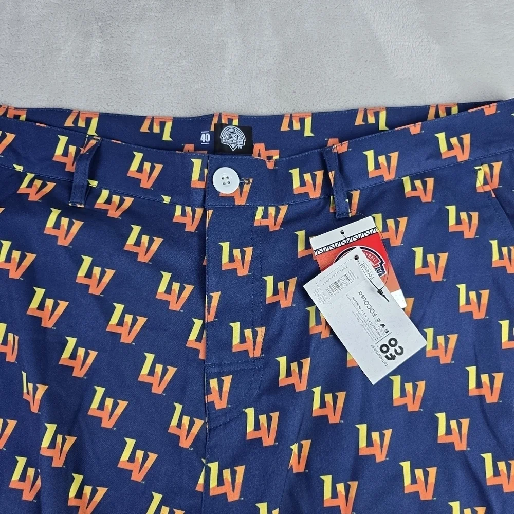 NWT Las Vegas Aviators Tripel A Shorts All Over Print Sz 40